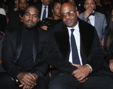 WASHINGTON, DC - JANUARY 24:  (L-R) Kim Kardashian, Kanye West, Damon Dash, and Ava Dash attend "The BET Honors" 2015 at Warner Theatre on January 24, 2015 in Washington, DC.  (Photo by Bennett Raglin/BET/Getty Images for BET)